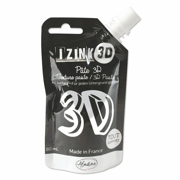 IZINK 3D-Paste classic, jasmine (weiß), 30ml