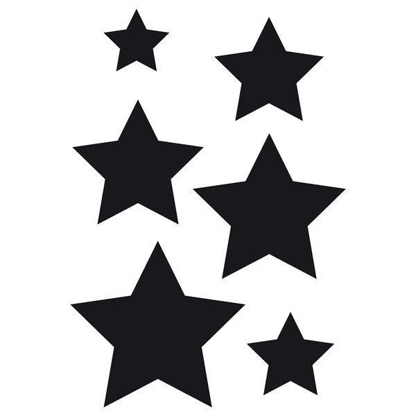 Stencil Schablone Sterne DIN A5