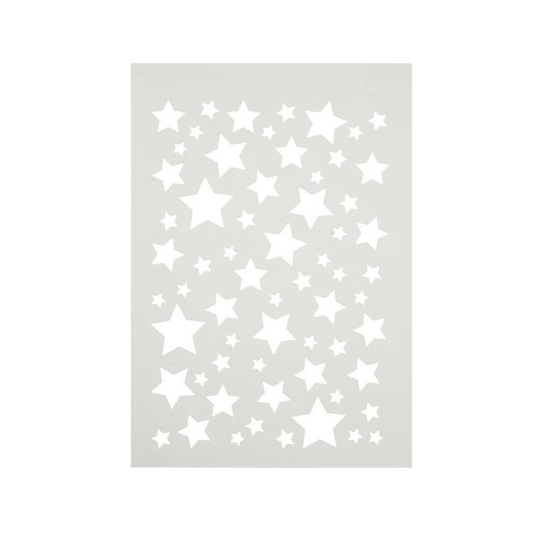 Stencil Schablone Sternenfläche DIN A4